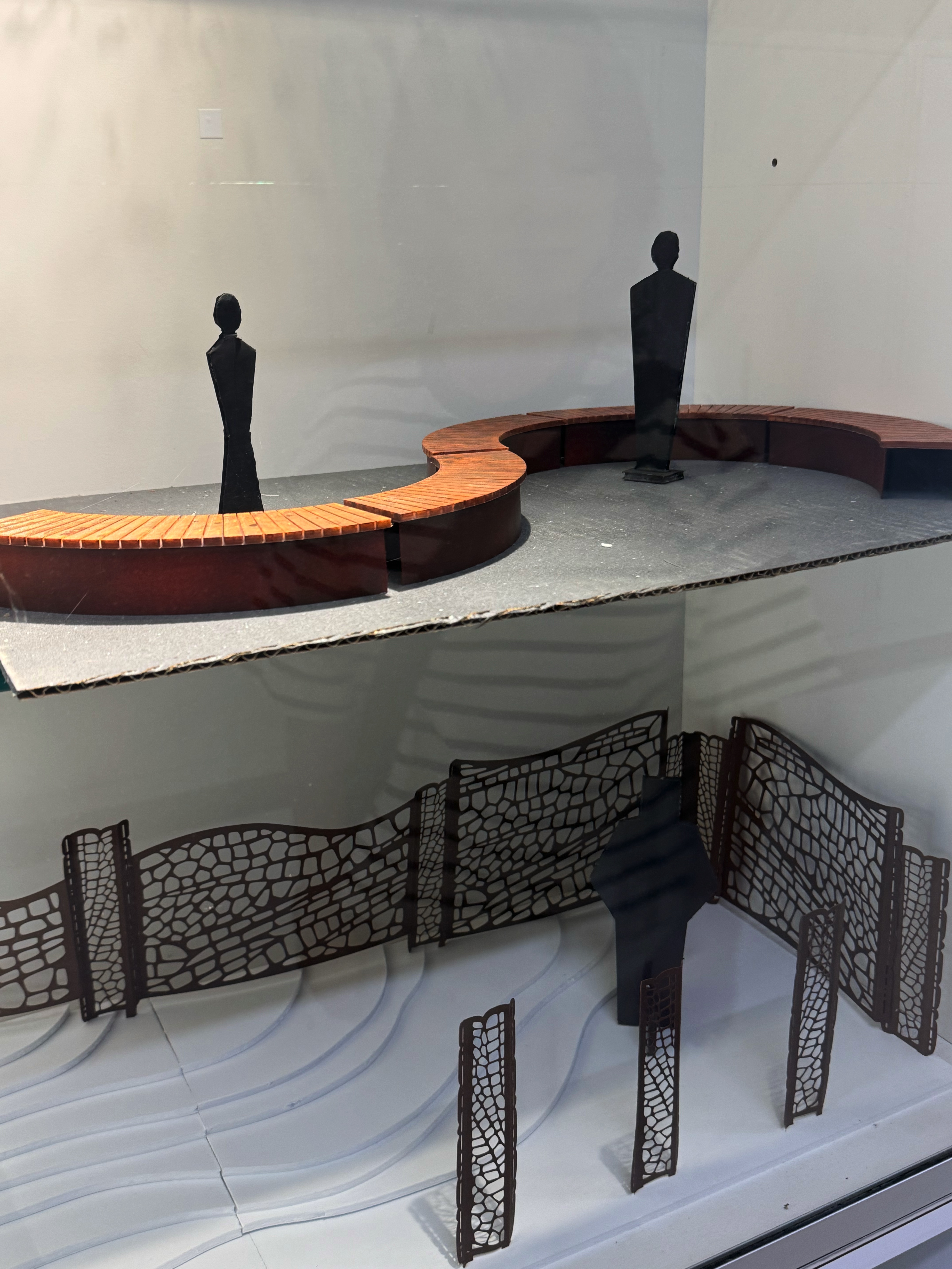 This looks like an iron and wood product, resembling a garden landscape <div class='container'><iframe class='responsive-iframe' src='https://www.youtube.com/embed/tgbNymZ7vqY'></iframe></div>