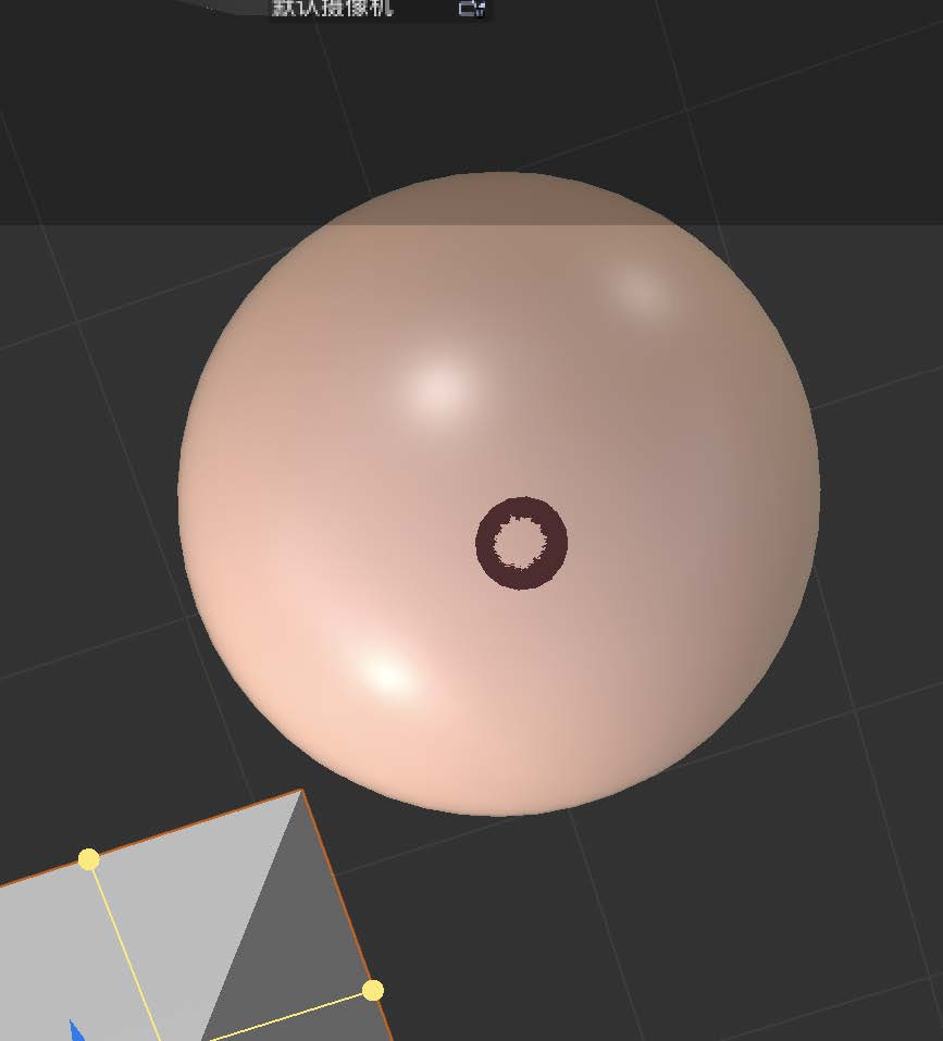 This is a screenshot of a basic modelling shape with detail in high angle view