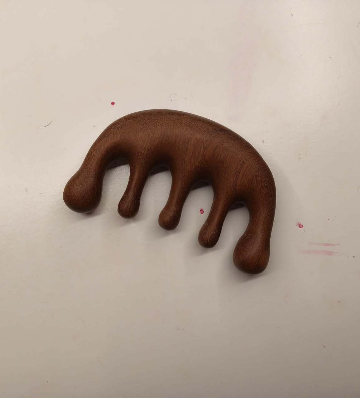 This is a high angle shot image of a comb