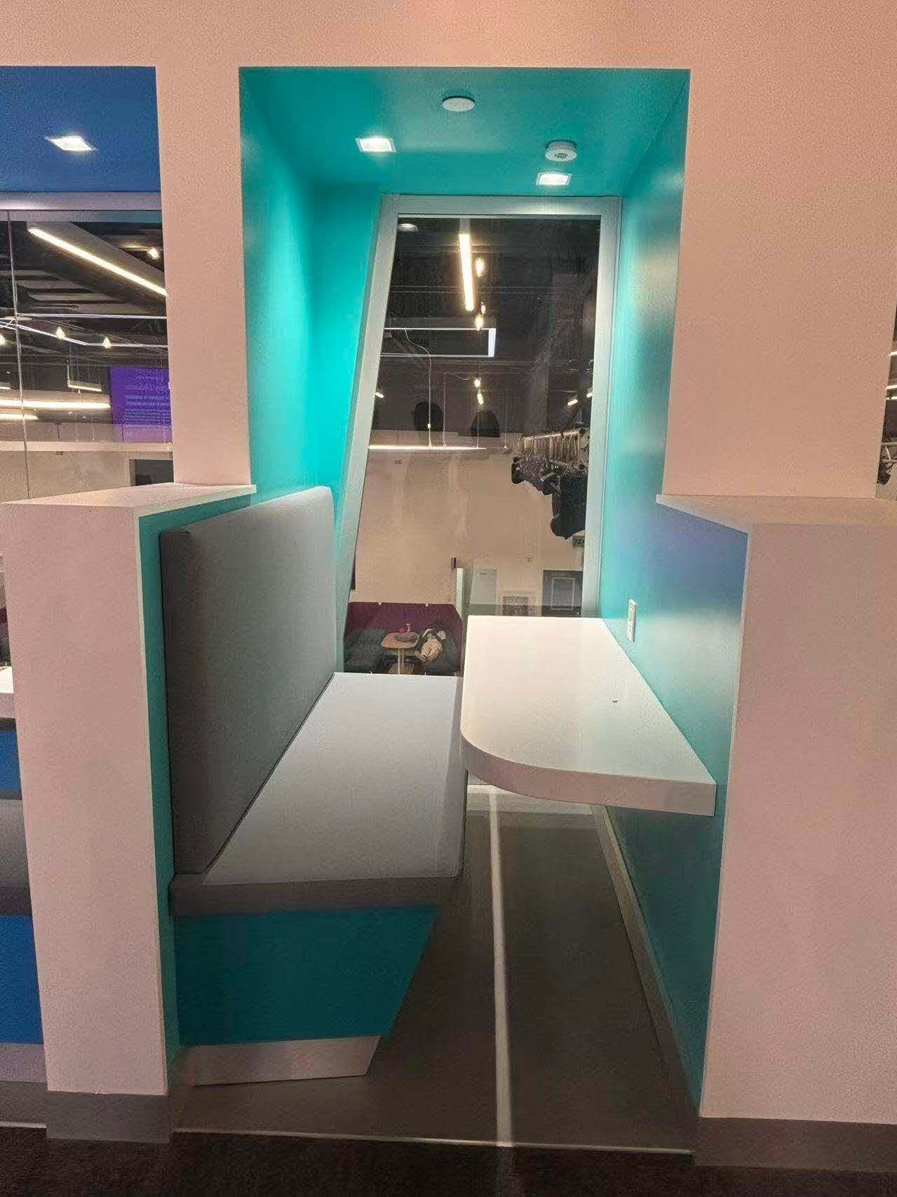 This is the photo of the interior view from the second floor of SSU building.