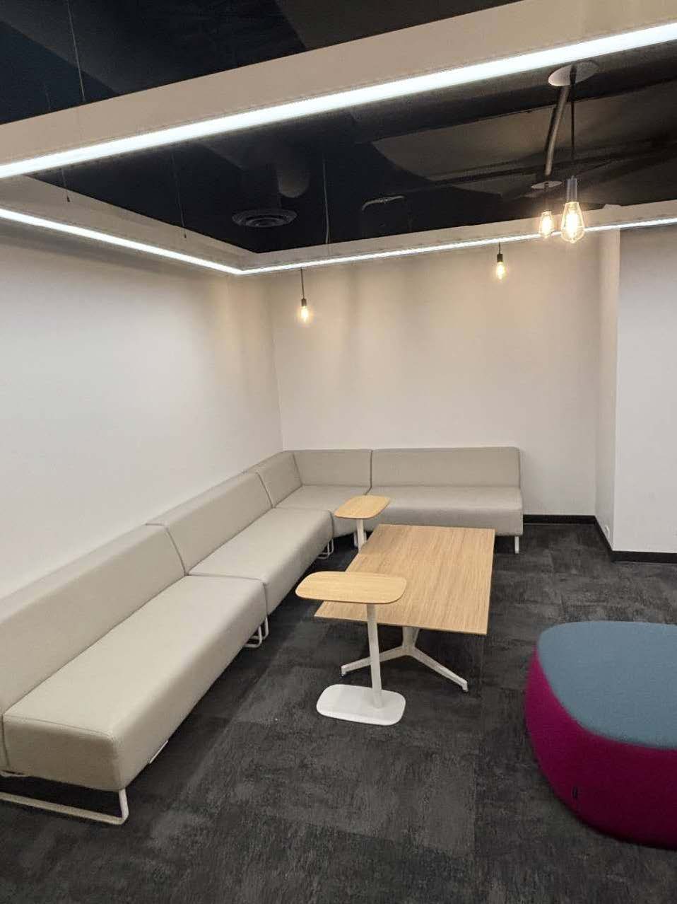 This is the photo of the interior view from the second floor of SSU building.