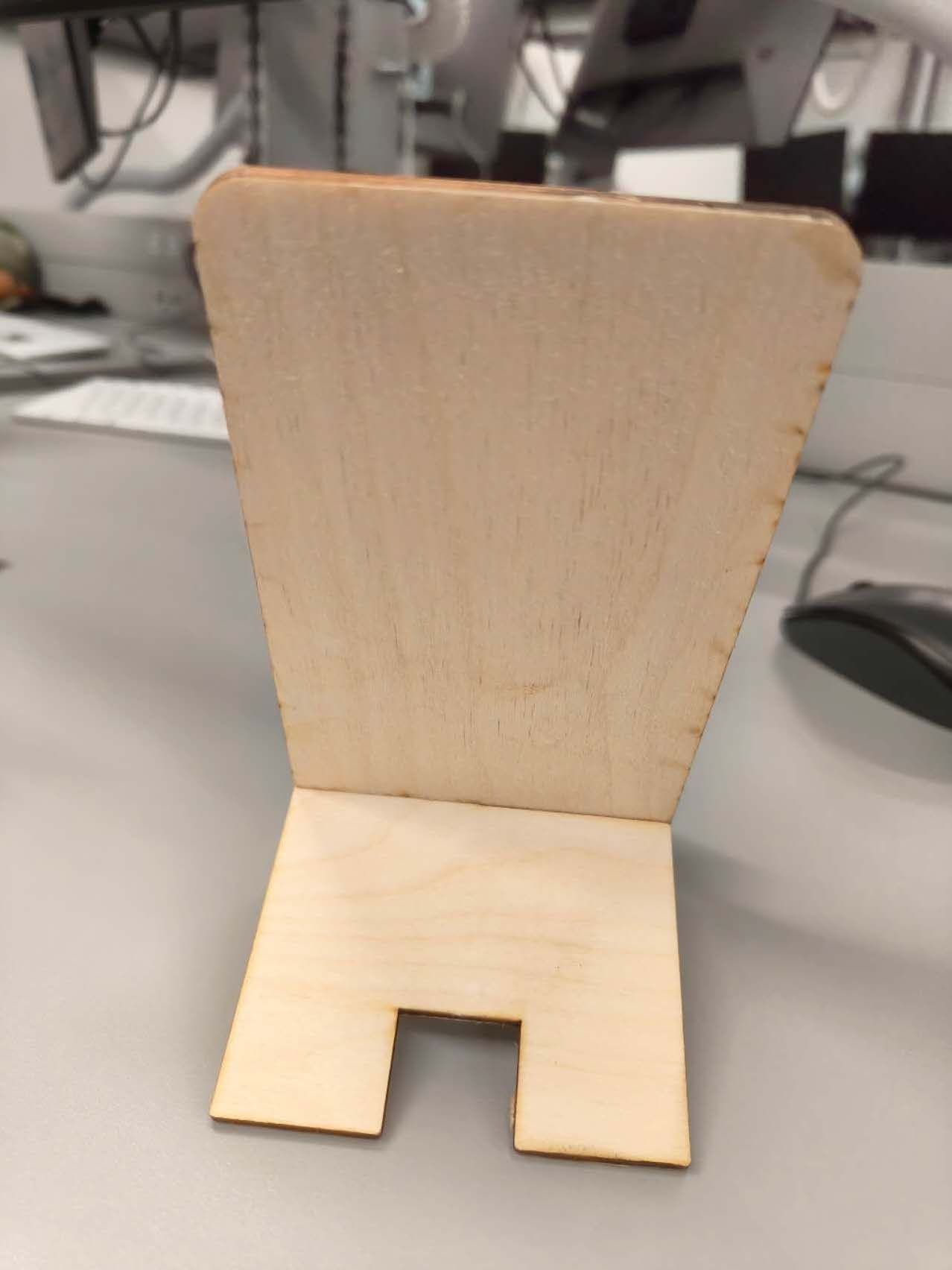 This is the photo of the finished Laser Cut piece.