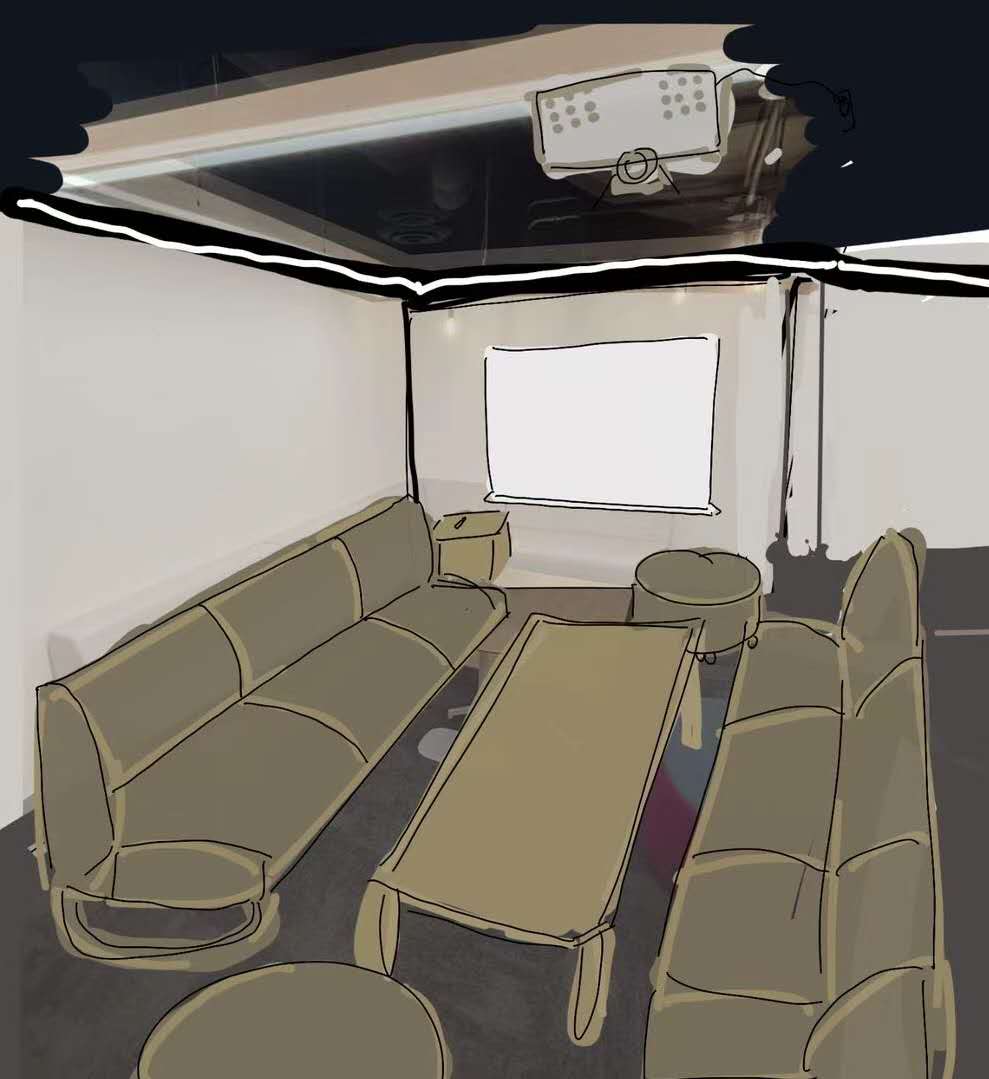 Based on the second floor of the SSU building, this corner has been modified into a more functional meeting corner, equipped with a projector and large white walls, which is convenient for students to study and communicate here.<div class='container'><iframe class='responsive-iframe' src='https://www.youtube.com/embed/tgbNymZ7vqY'></iframe></div>