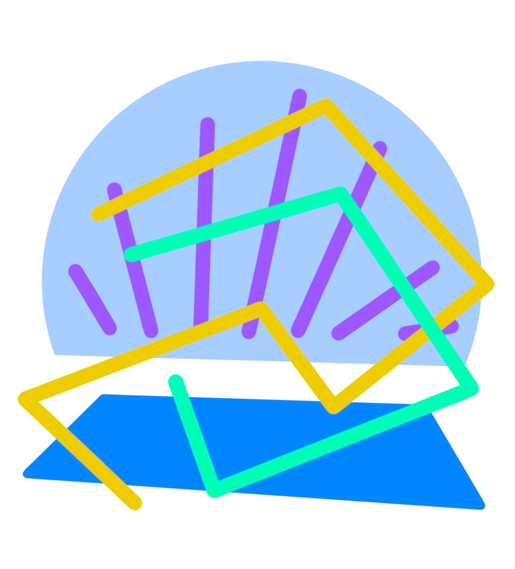 Data selfie visualization #11 in Procreate