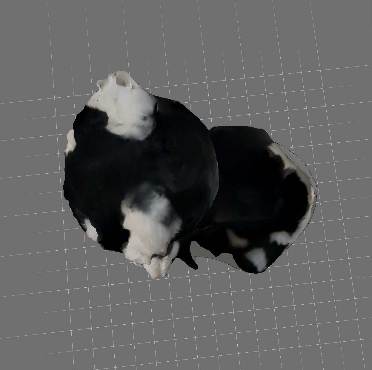 This is the screenshot of cotton doll #3 in MeshMixer