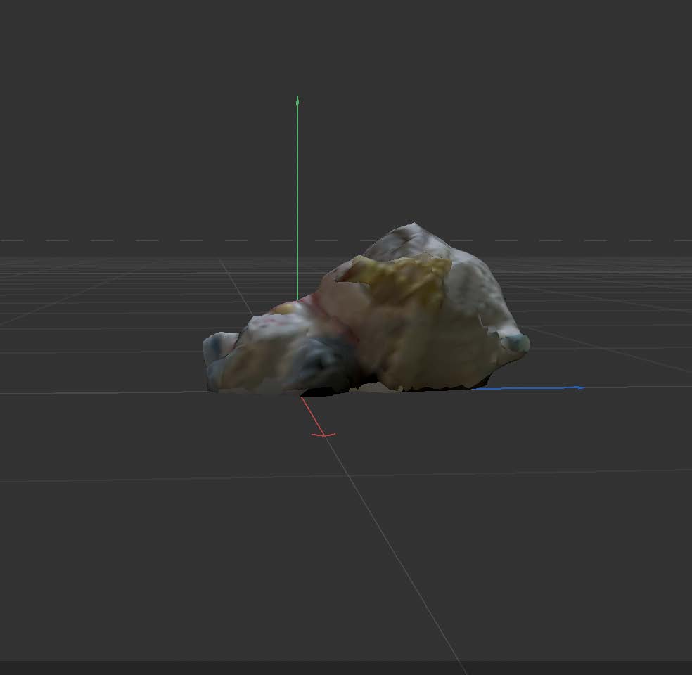 This is the screenshot of cotton doll #1 in Cinema 4D